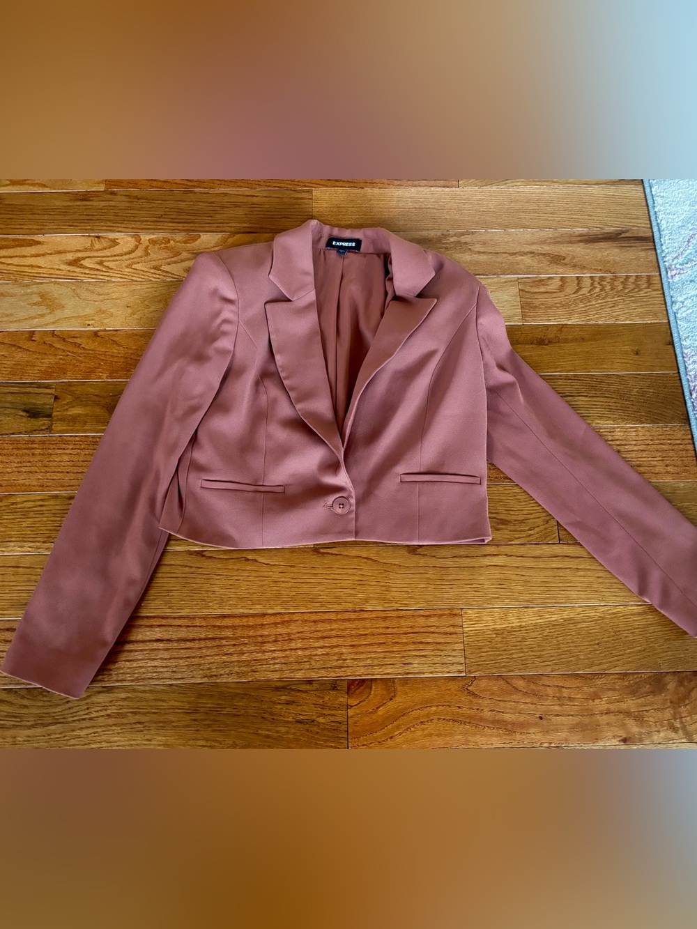 Express Cropped Blazer Jacket